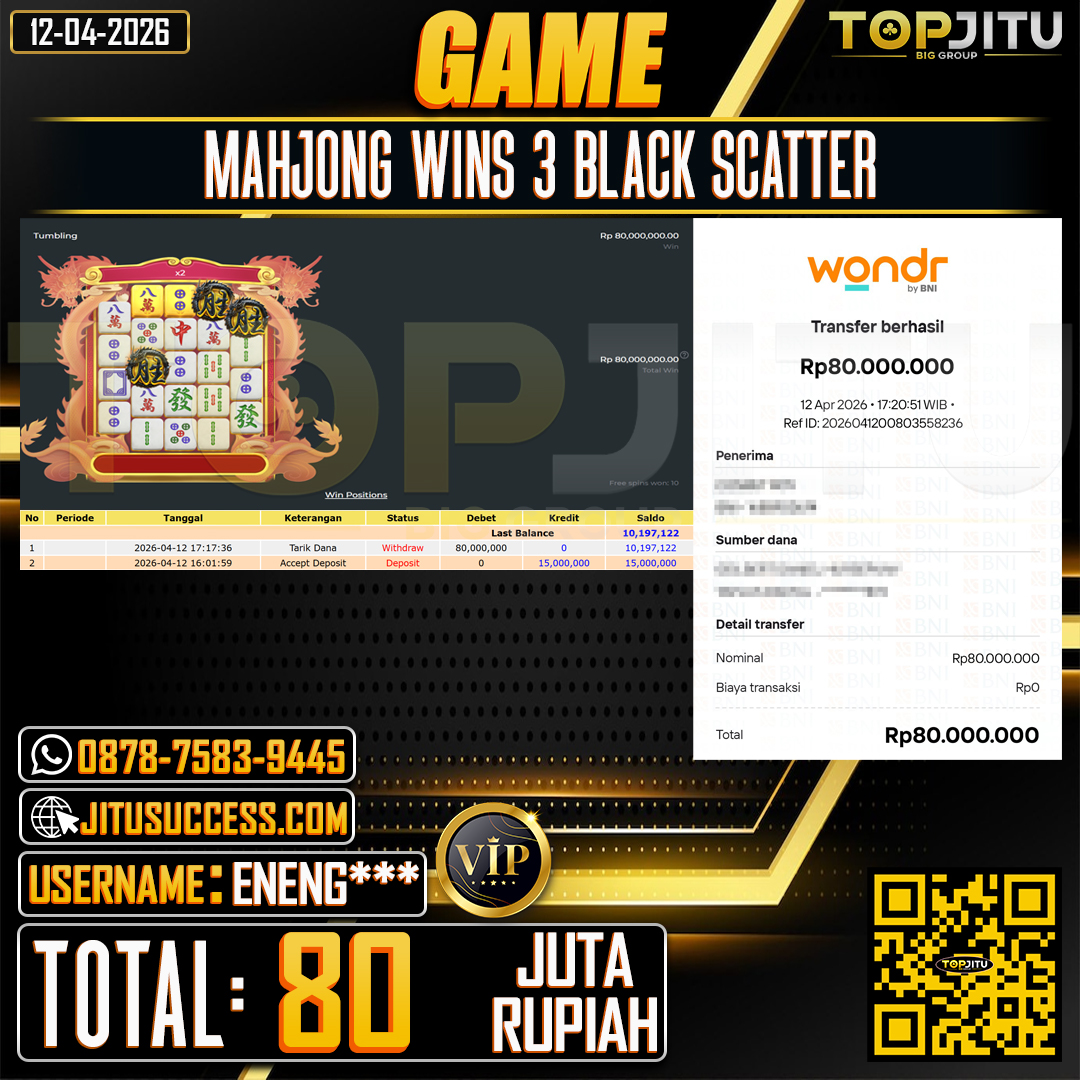 TOPJITU JACKPOT SLOT GATOT KACA SUPER SCATTER  Rp.136.000.000 ,- LUNAS USER ID :AMES***